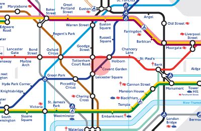 covent garden tube station map.